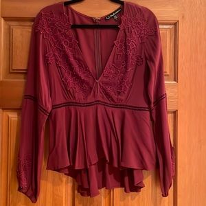 For Love and Lemons Floral Top